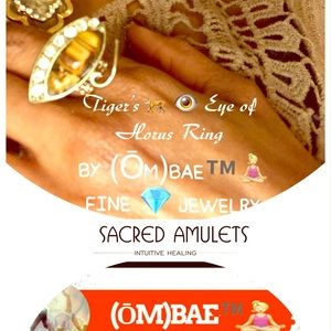 Tigers Eye Of Horus Ring by (Ōm)Bae™️ Fine Jewelry